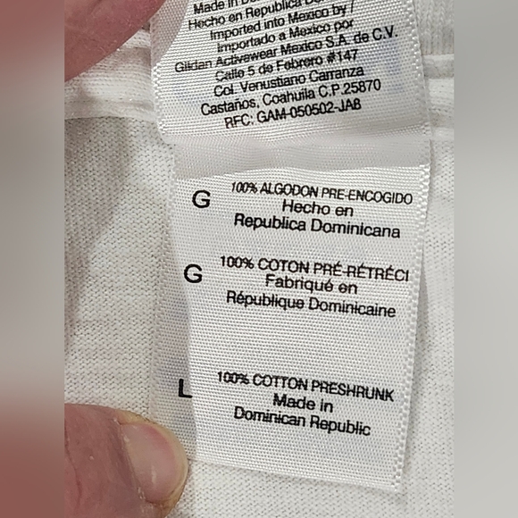 White Graphic Grilled Cheese T-Shirt size Large 100% cotton - Picture 6 of 6